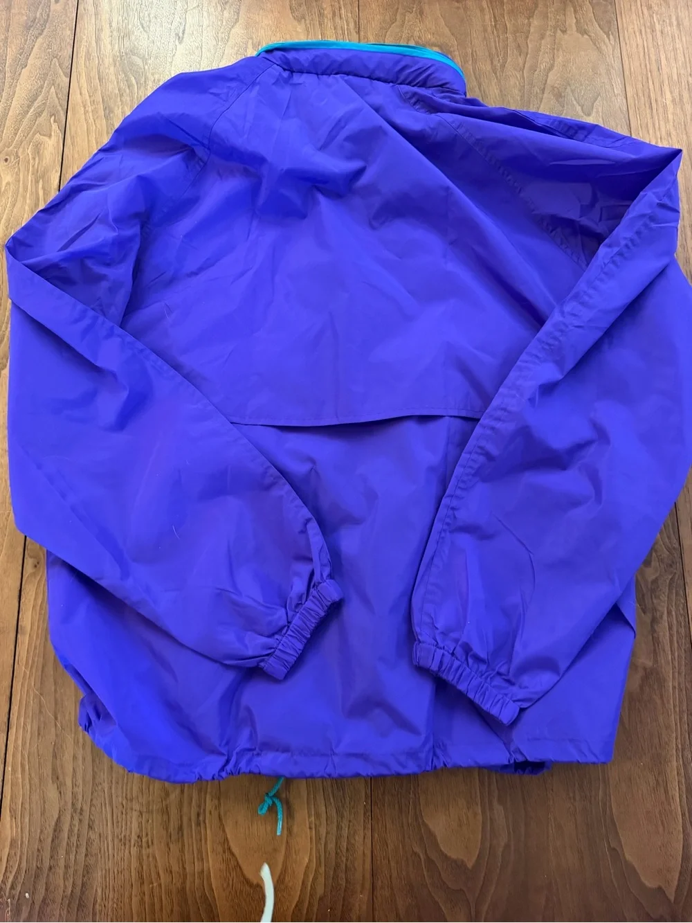 Woolrich Kids Purple Rain Jacket with Teal & Coral Accents